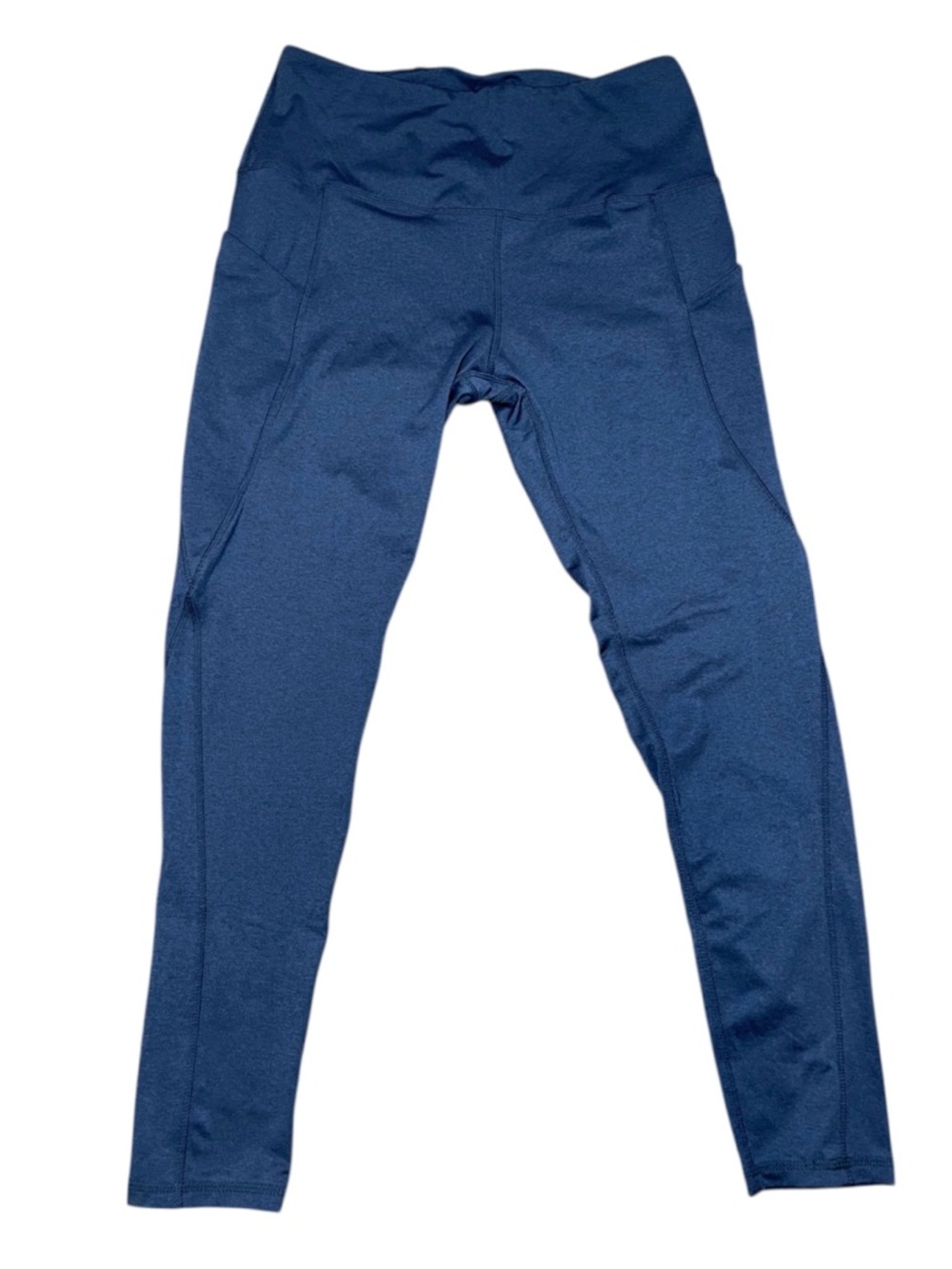 90 Degree by Reflex Power Flex Waist Control Women’s Blue Leggings Size Large - Picture 2 of 8